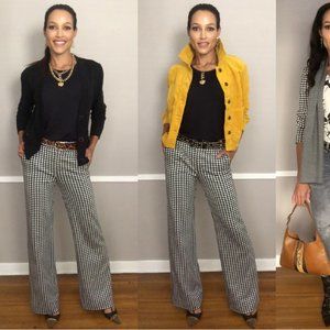 cabi Houndstooth Trouser, size 4, NWT